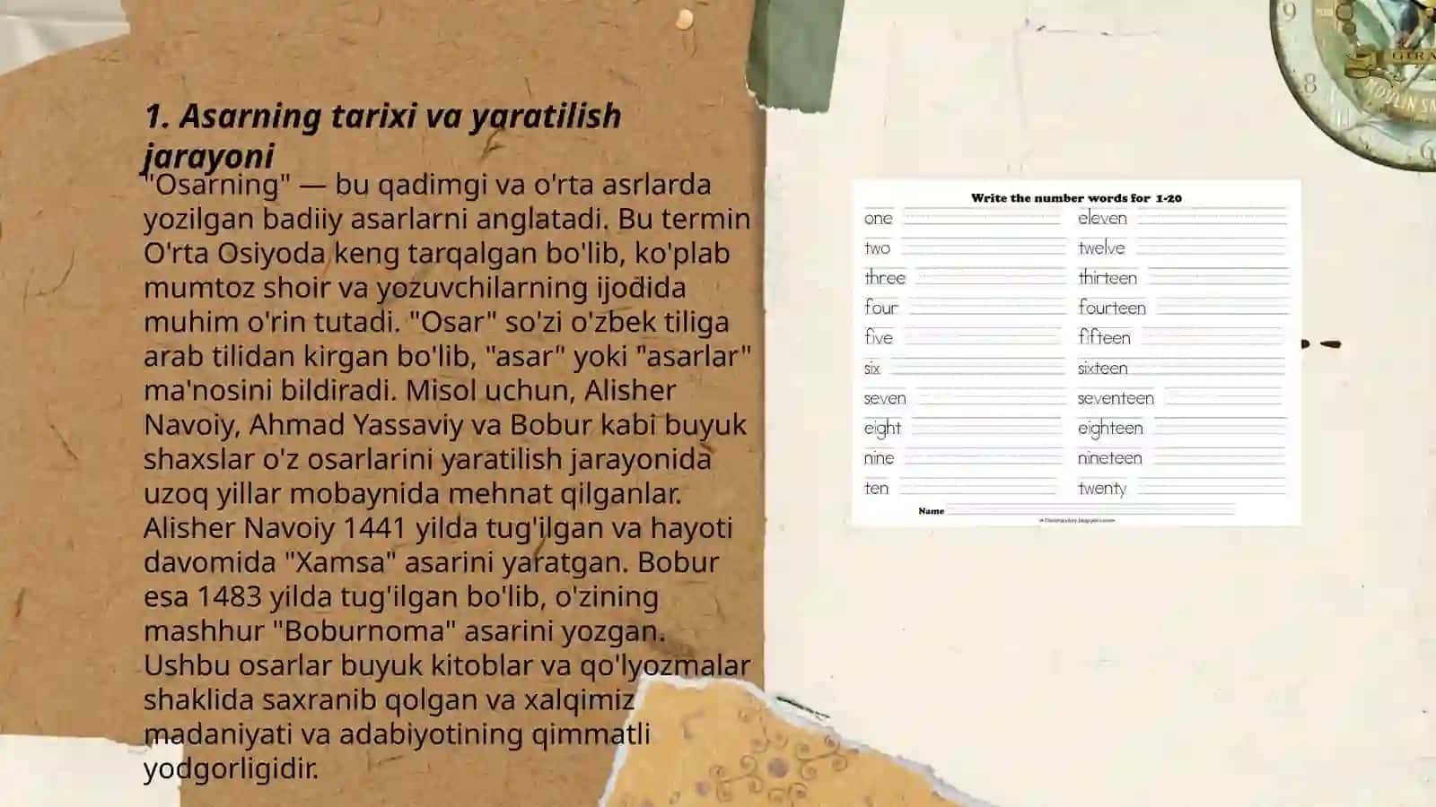 Otamdan qolgan dalalar asari uchun taqriz 3