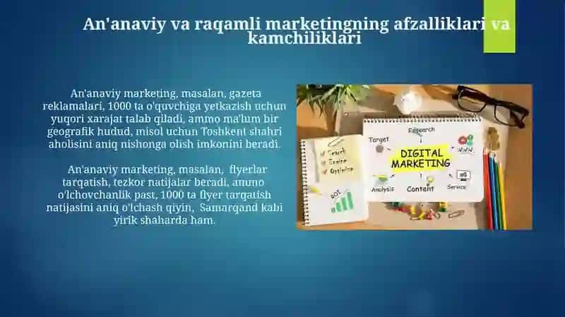An'anaviy va raqamli marketing strategiyasi 3