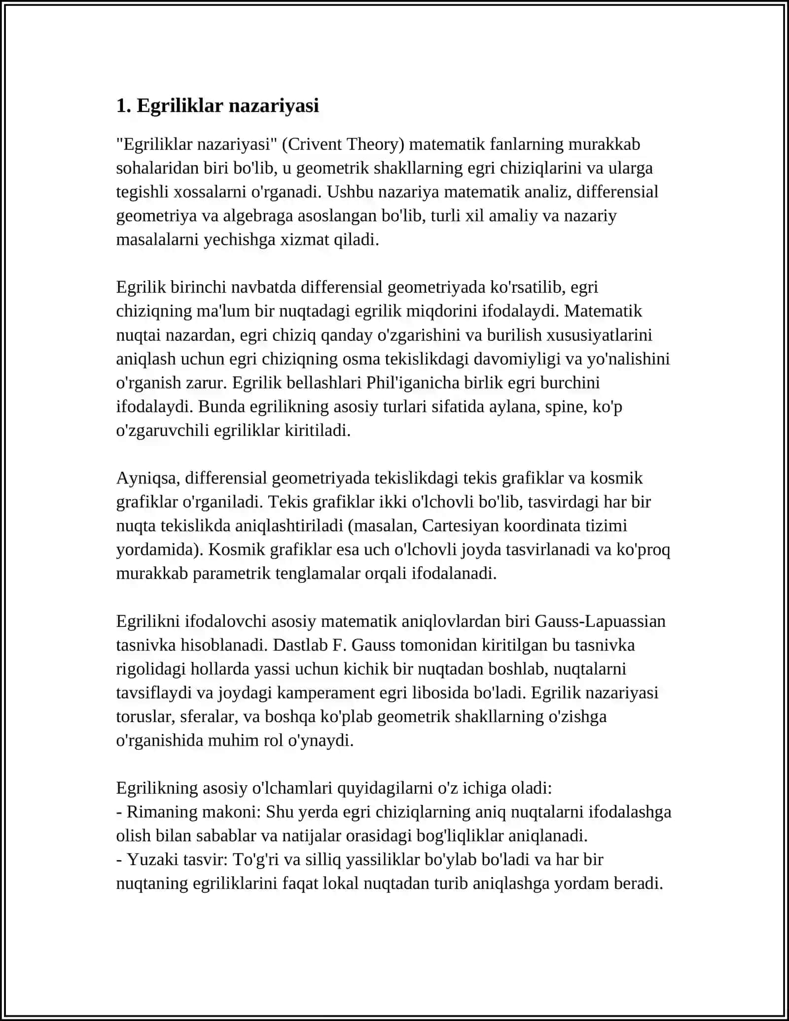 TITRLASH EGRI CHIZIG'I 3