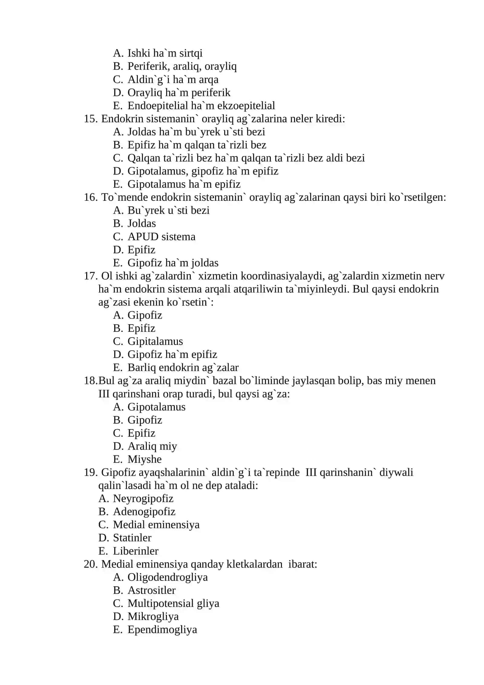 № 13 Endokrin sistema 3