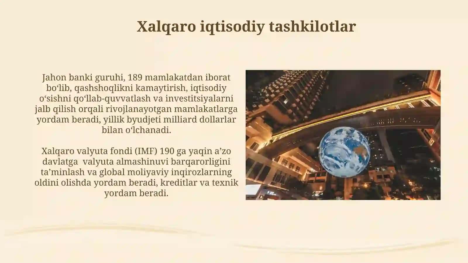 Jahon bozori va xalqaro iqtisodiyot 3