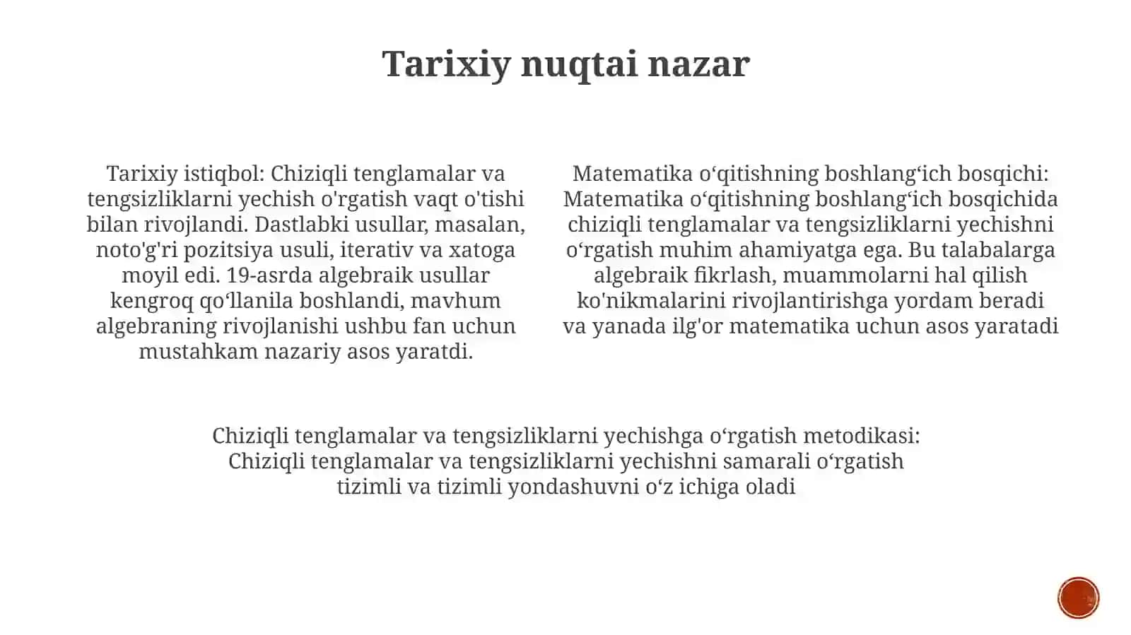 Sonli Tenglik Va Tengsizlikni Yechishga O'rgatish Metodikasi 3