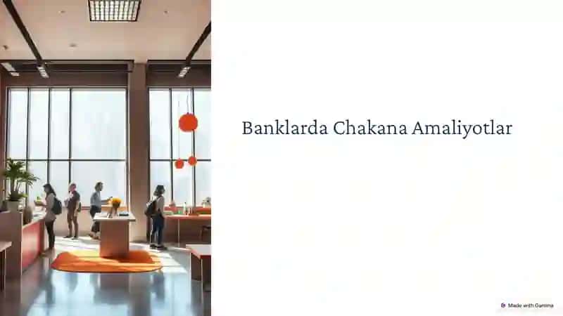 Bank tomonidan chakana amaliyotlar kassalarini tashkil etish 3