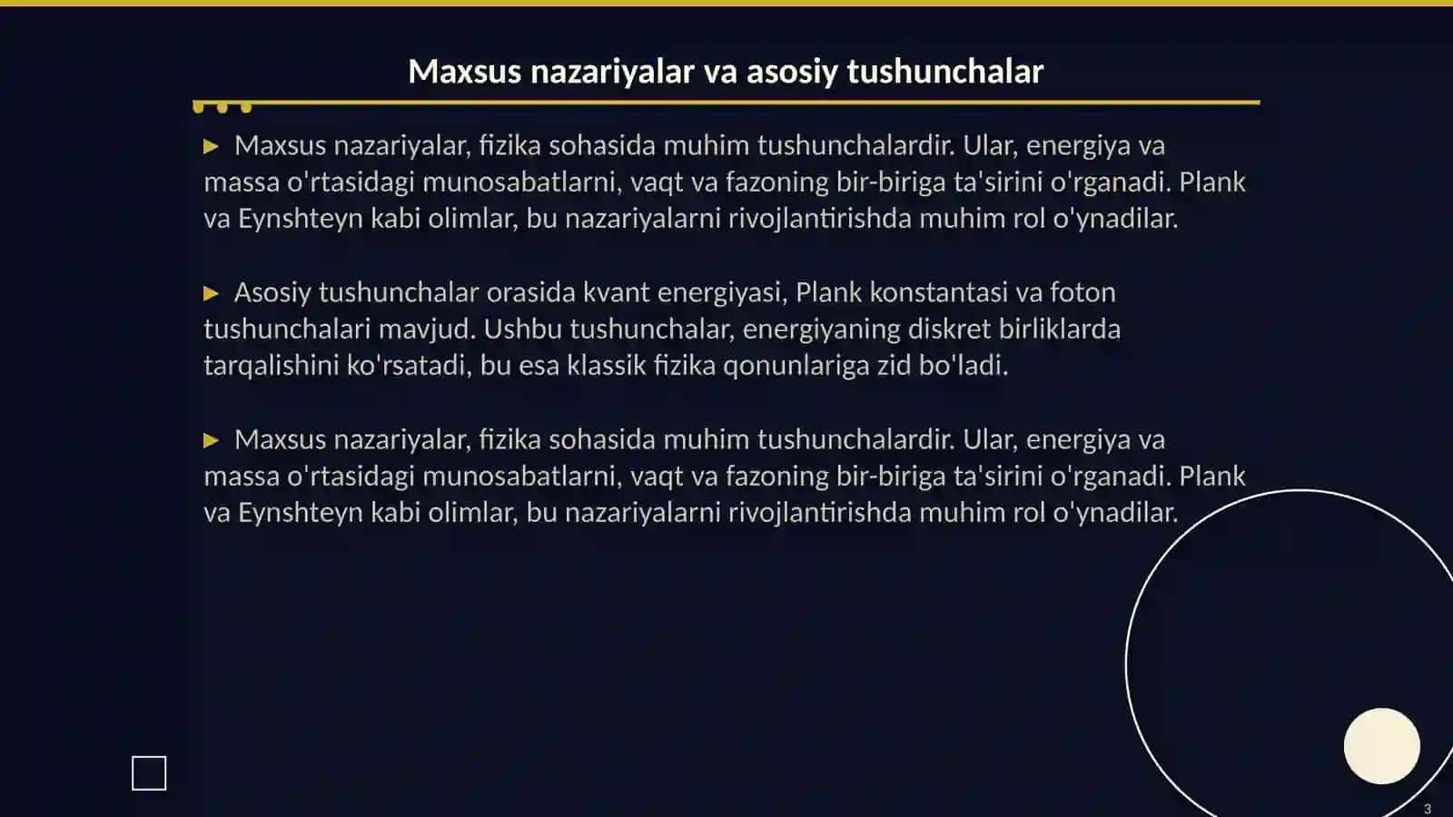 Plank ģoyasi Eynshteyning kavant nazaryasi 3