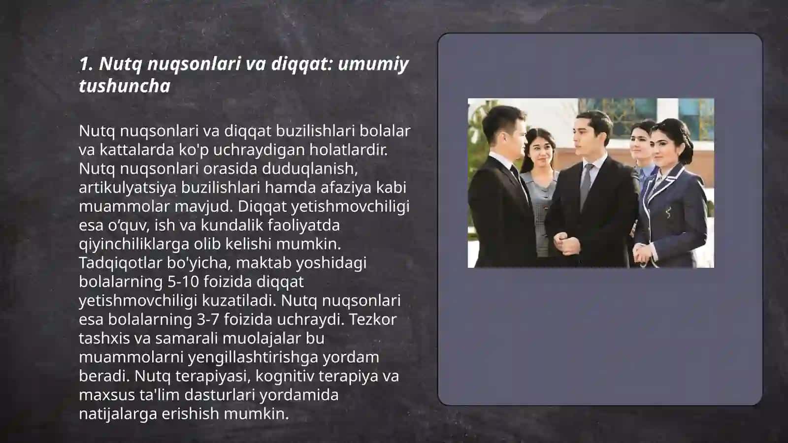 Nutq nuqsonlari bo'lgan bolalarning diqqat xususiyatlari 3