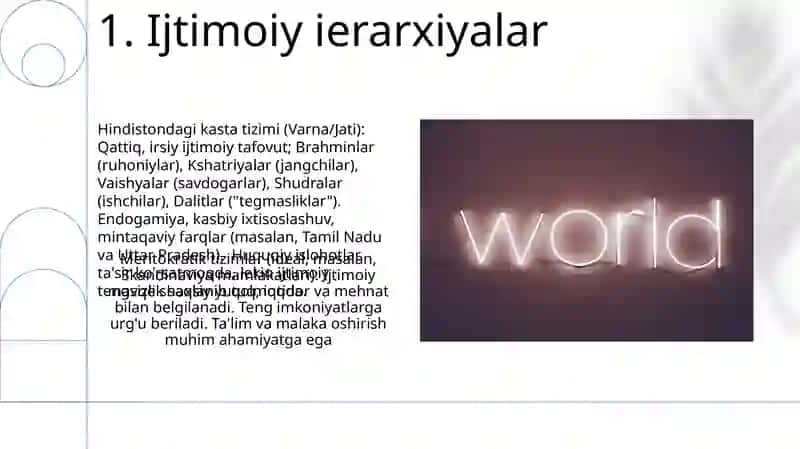 Dunyo xalqlari madanyatidagi umumiylik va farqlar 3