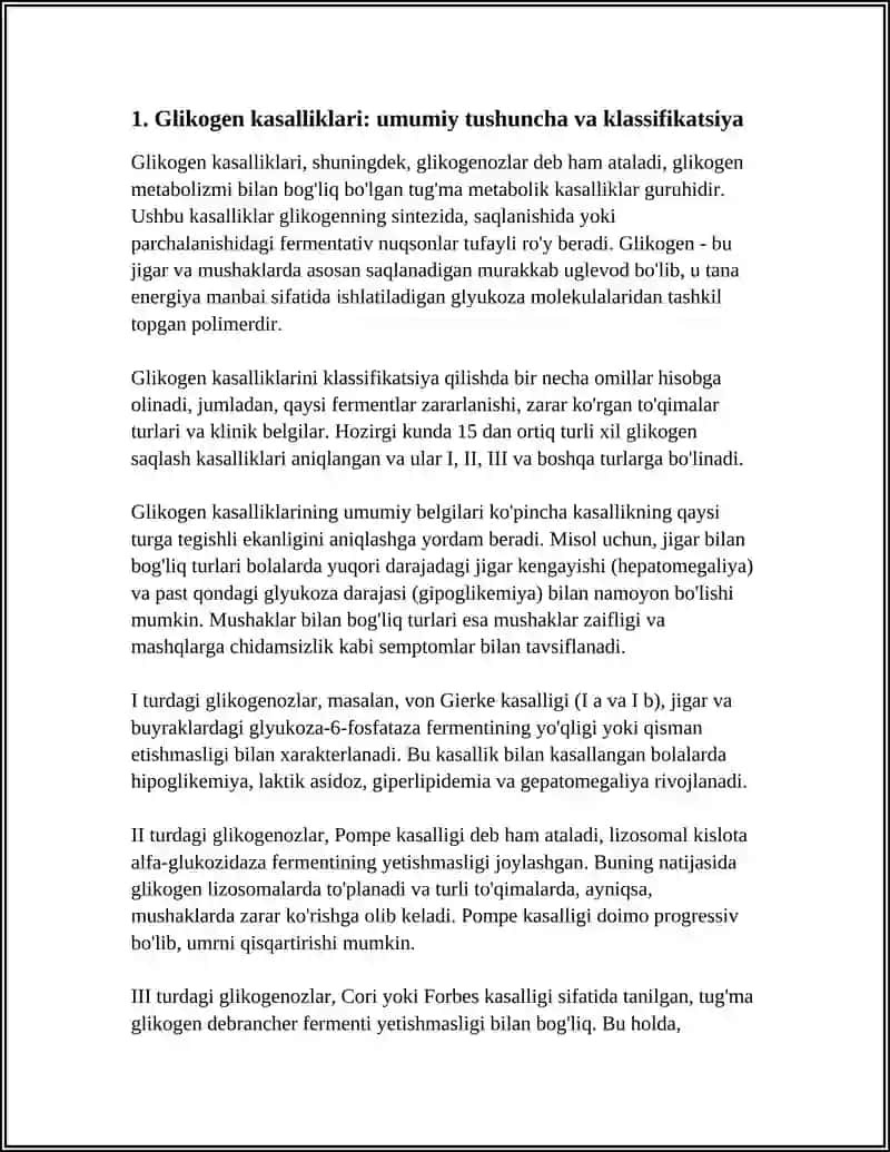 GLIKOGEN KASALLIKLARI 3