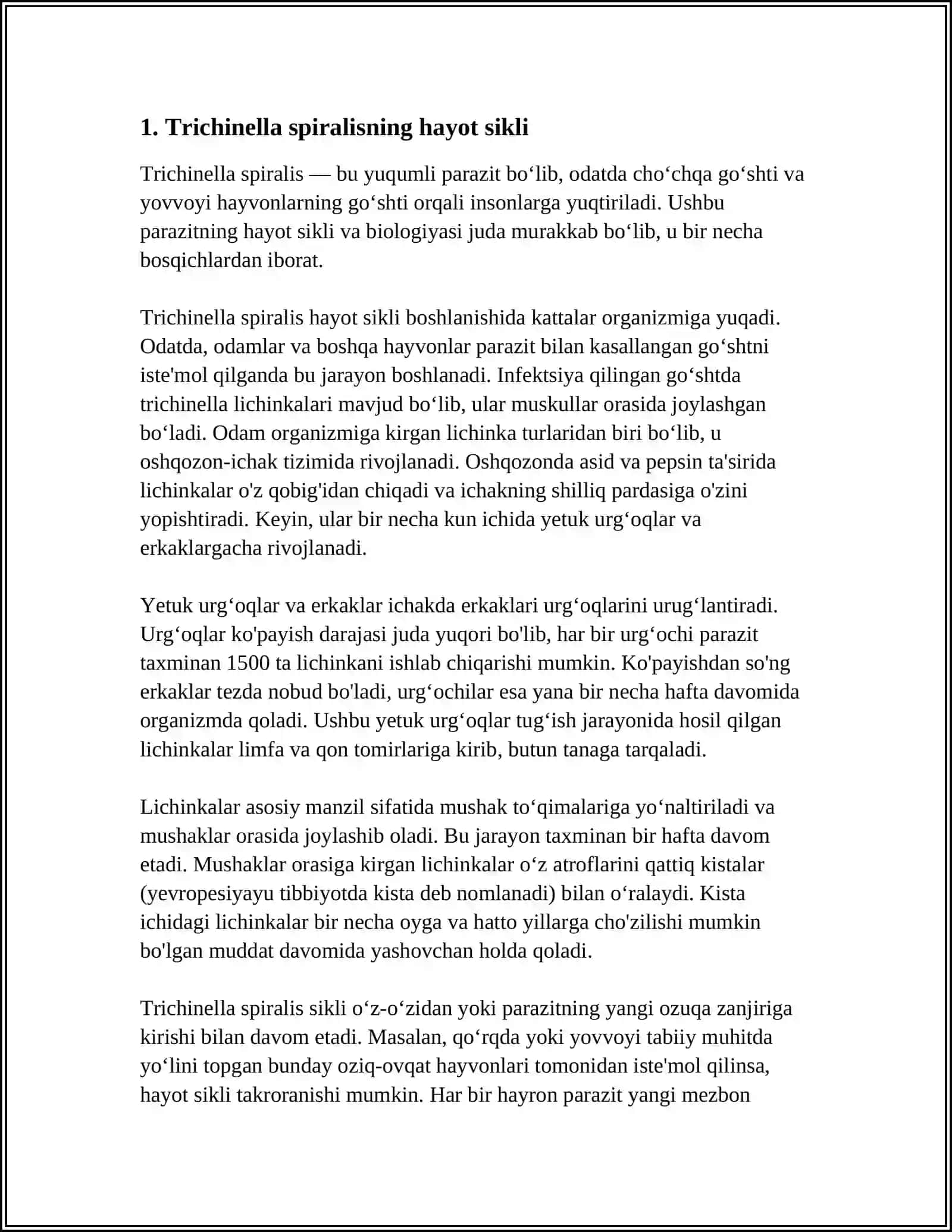 TRIXENELLA, EGRI BOSHLI GIJJA,LOA-LOA 3