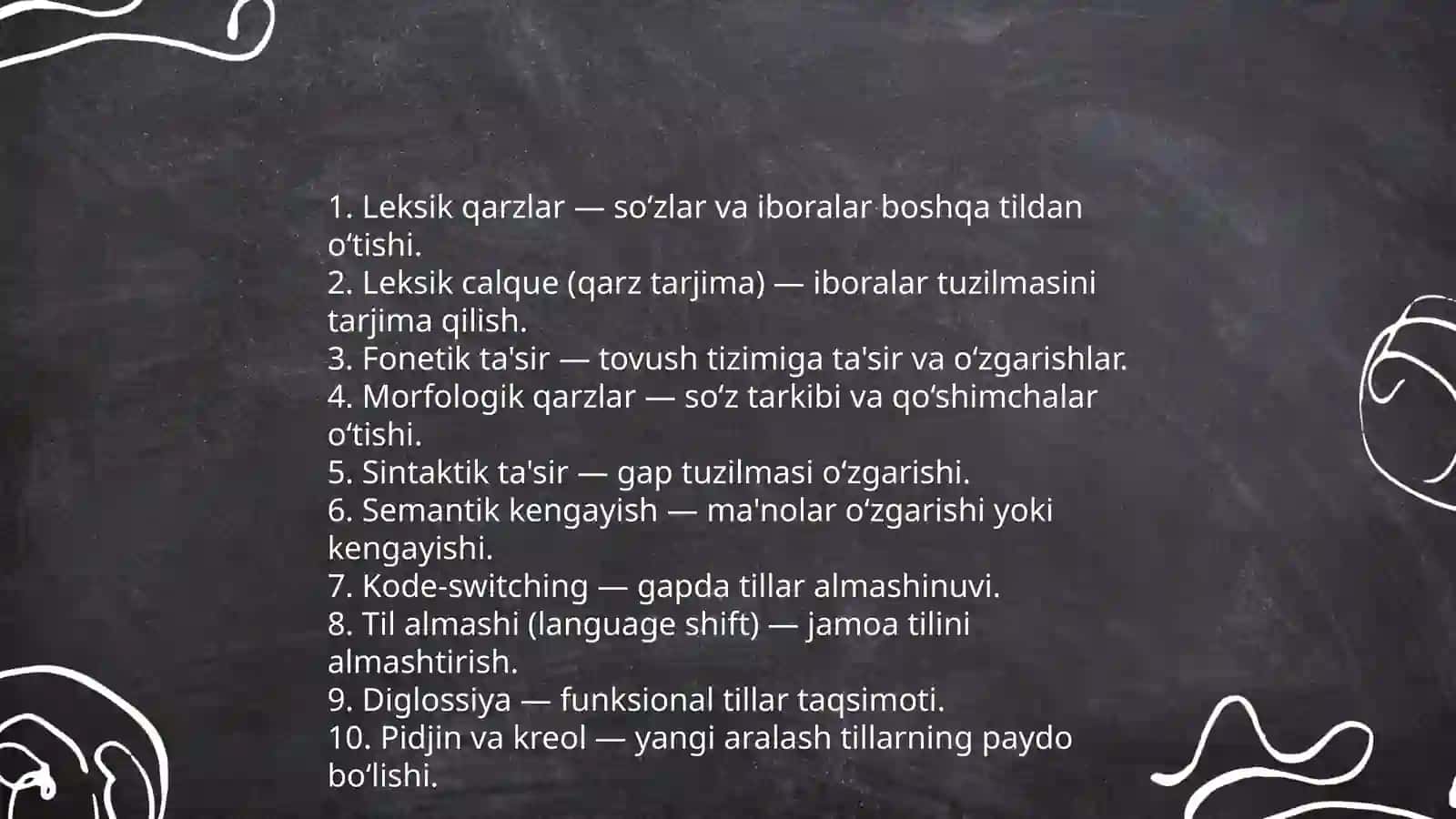 Kontakt hodisalar 3