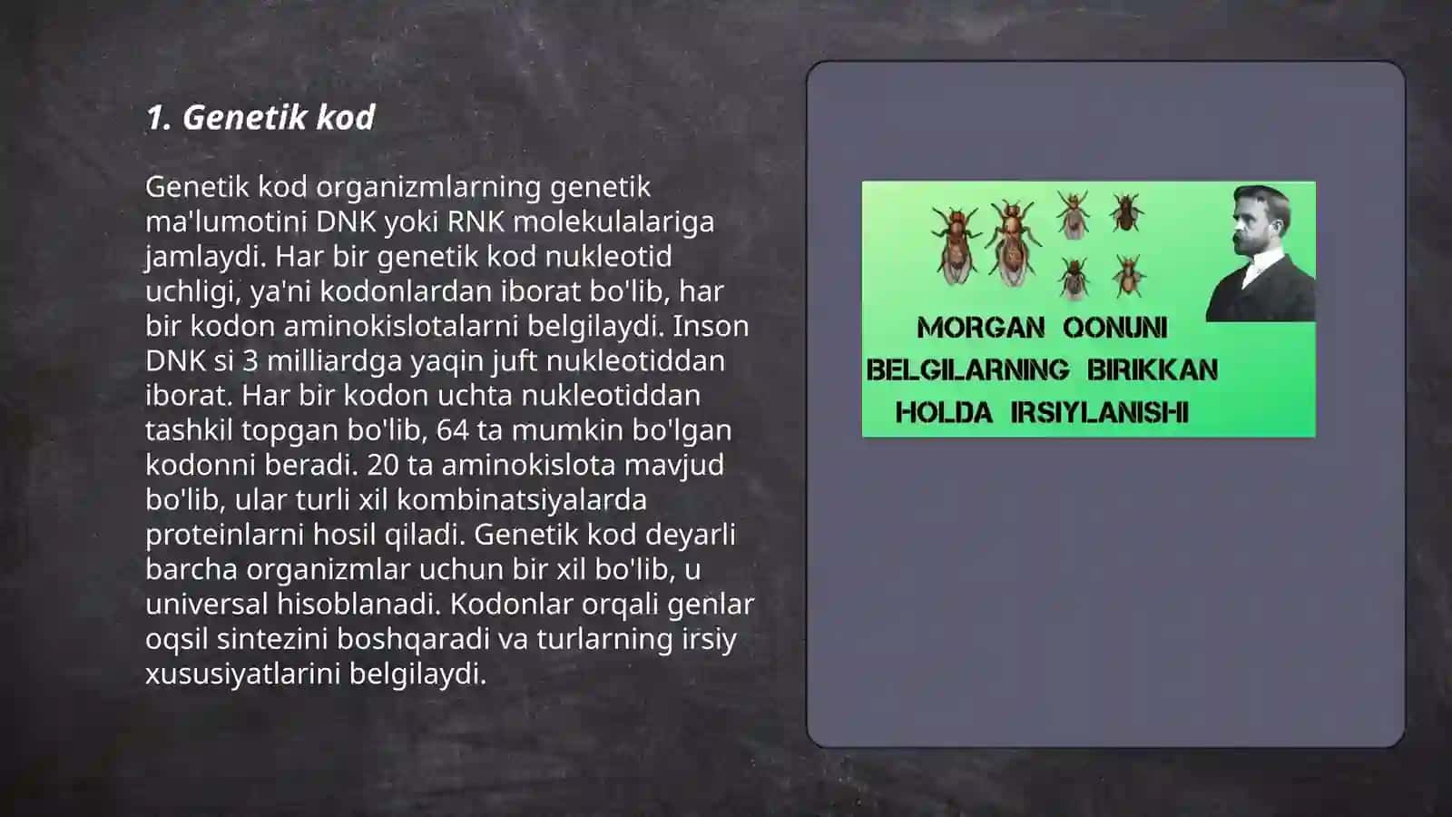 Belgilarning birikan holda irsiylanishi 3