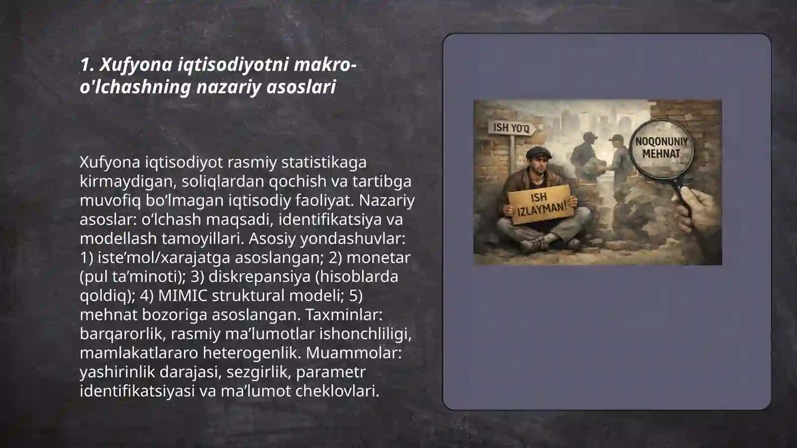 Xufyona iqtisodiyotni o'lchashning makrousullari 3
