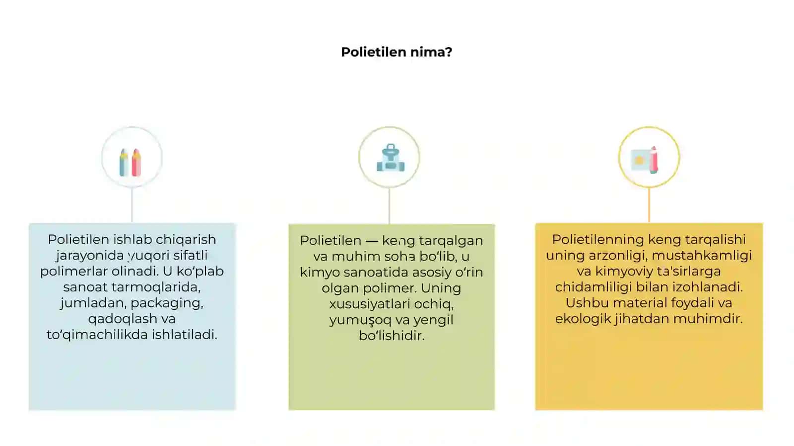 Polietilen ishlab chiqarish 3