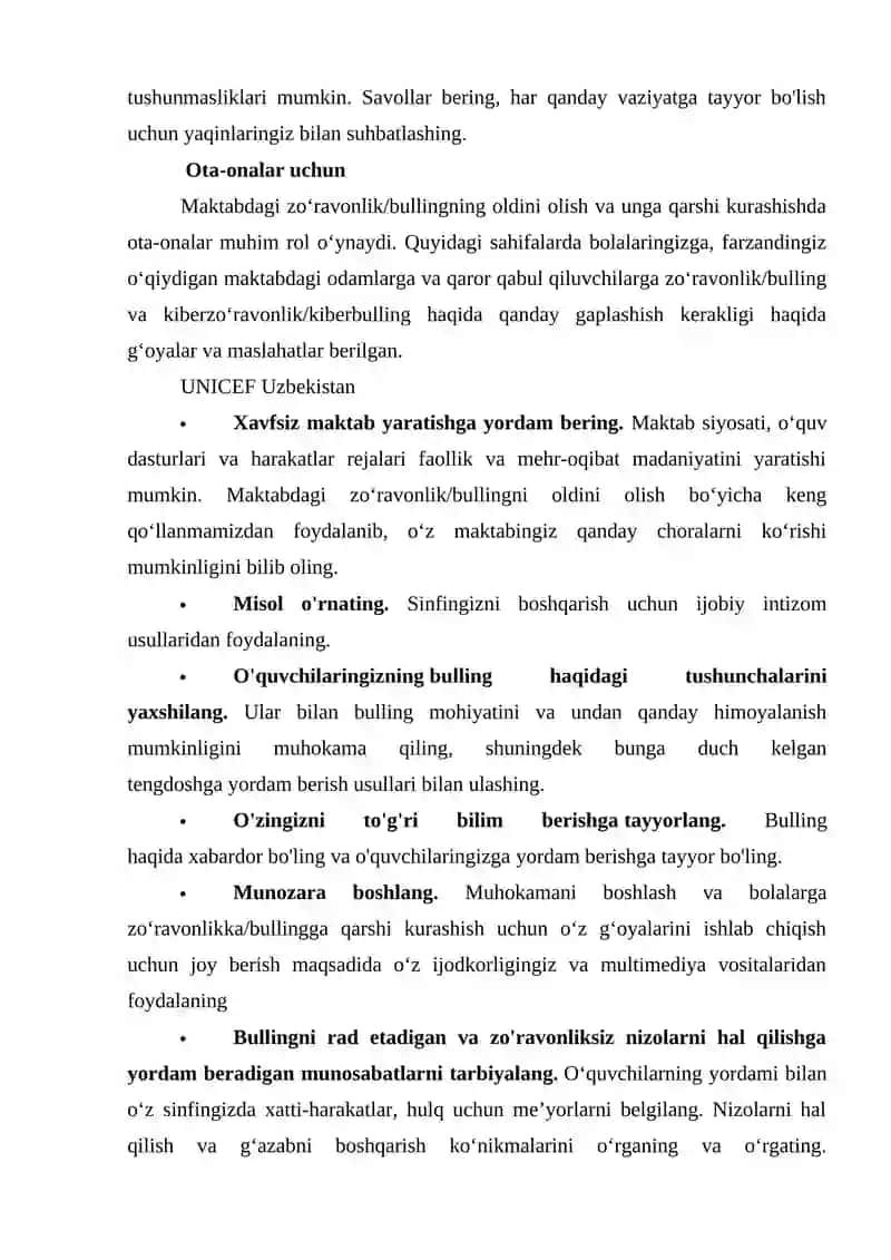 Maktablarda zo‘ravonlikni oldini olish va ijobiy psixologiyani o‘qitish metodikasi 3