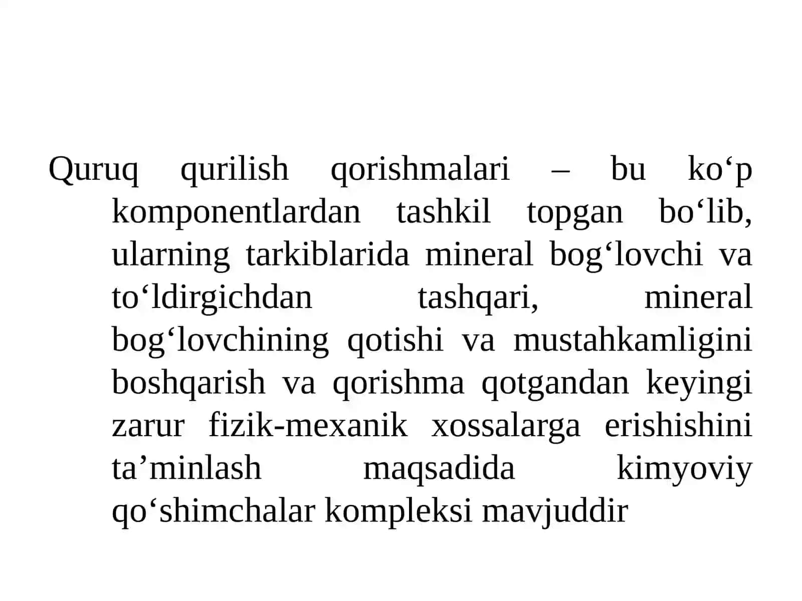 Quruq qurilish qorishmalari 3