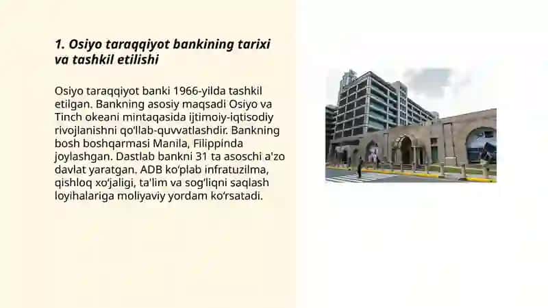 Osiyo taraqqiyot banki 3