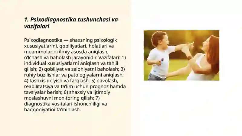 Psixodiagnostik Tadqiqotlarning Asosiy Tamoyillarining Mohiyati va Mazmuni 3