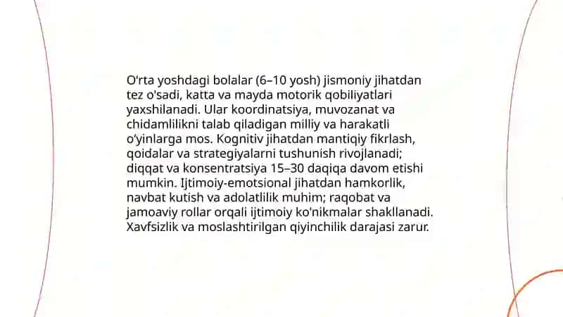 Oʻrta yoshdagi bolalarga beriladigan milliy va harakatli oʻyinlarni oʻrgatish 3