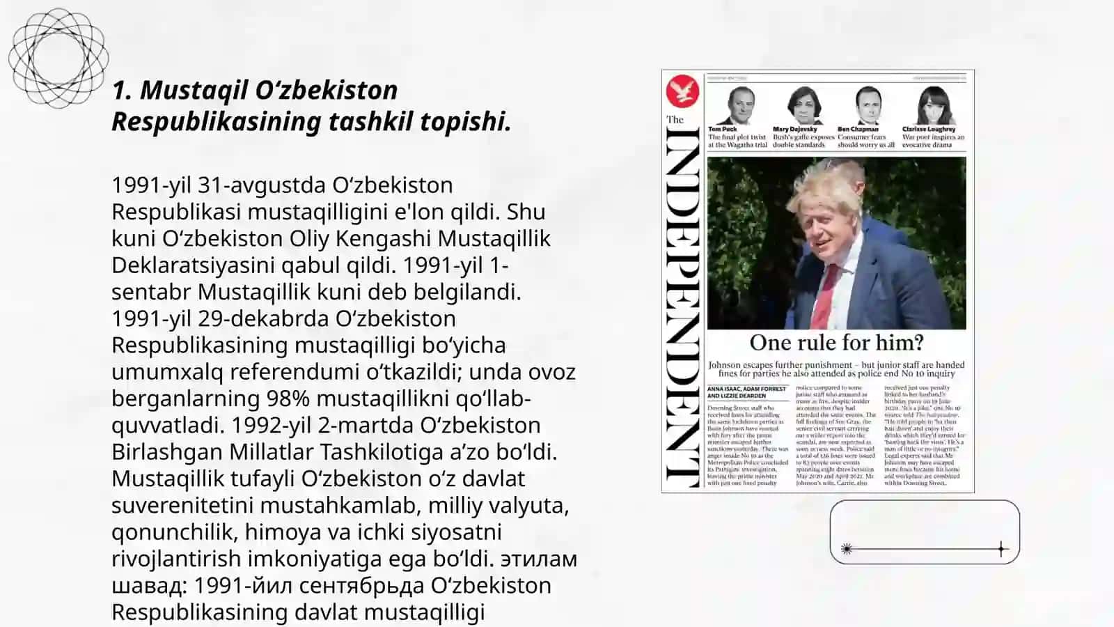 Mustakil Uzbekiston Respublikasi tashkil topishining tarixiy axamiyati 3