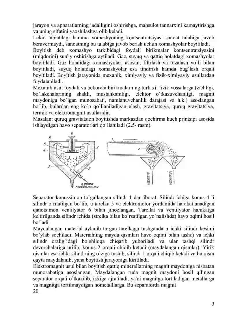 SANOATDA IShLATILADIGAN XOMAShYoLAR, ENЕRGIYa, SUV VA HAVO 3