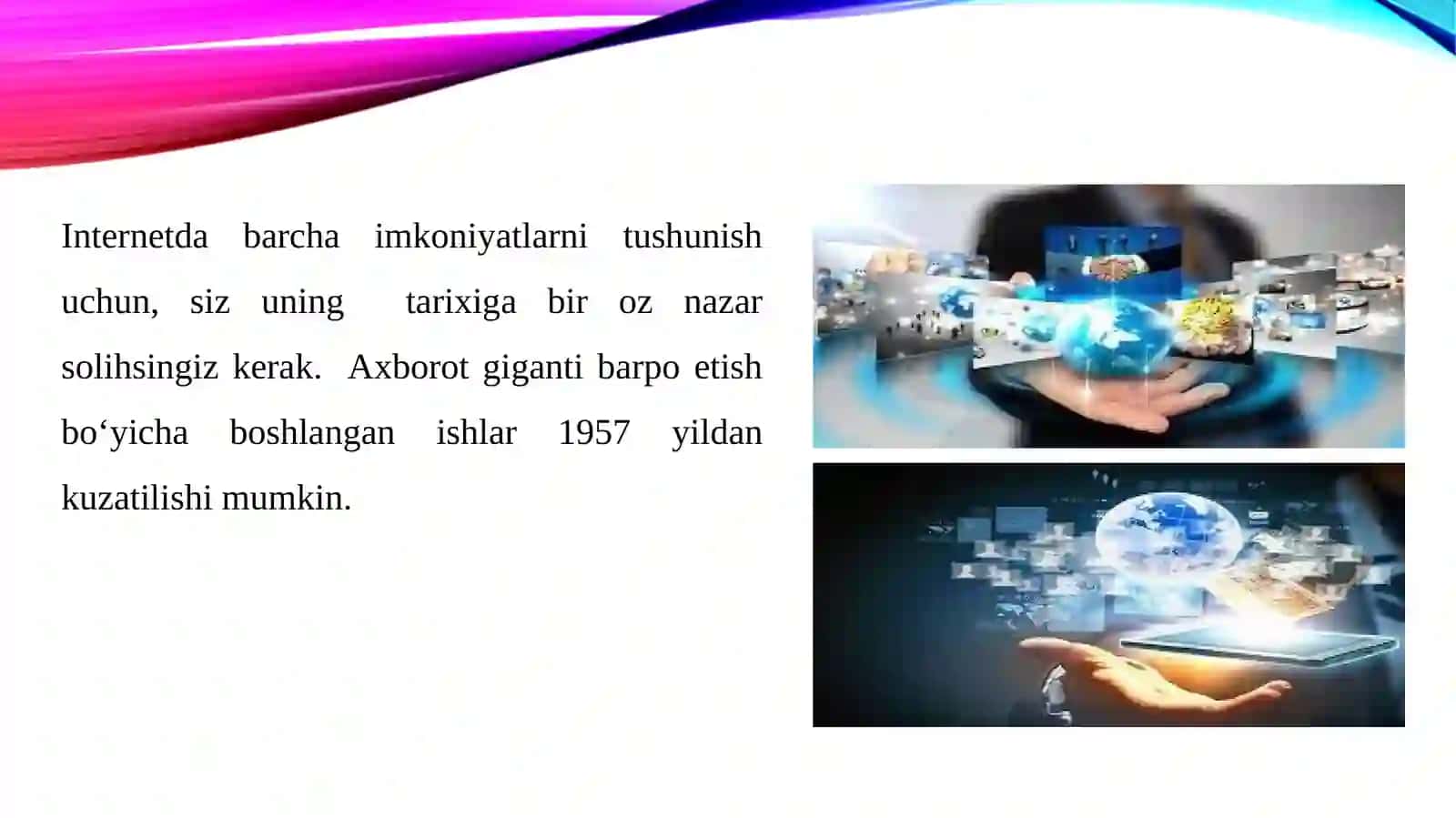 Internet imkoniyatlari 3