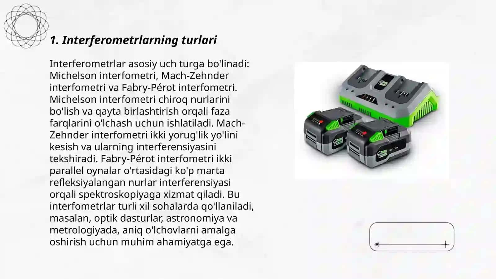 Interferometrlarning turlari 3