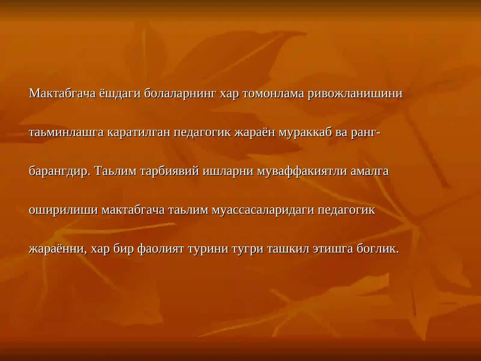 Мактабгача таьлим ташкилотларида таьлим жараёнини мавзули режалаштириш 3