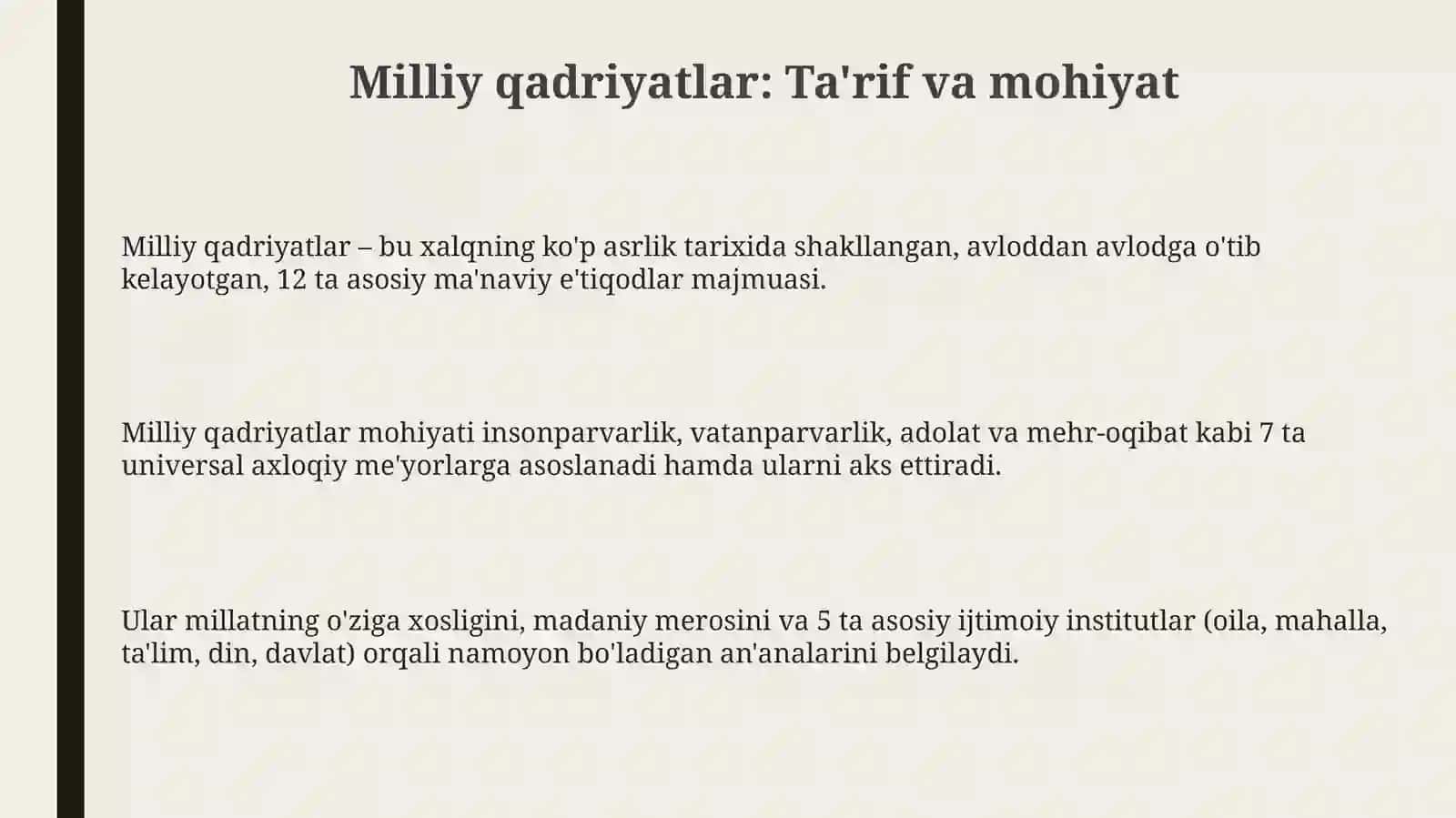 Milliy qadriyatlar: Ta'rif va mohiyat 3