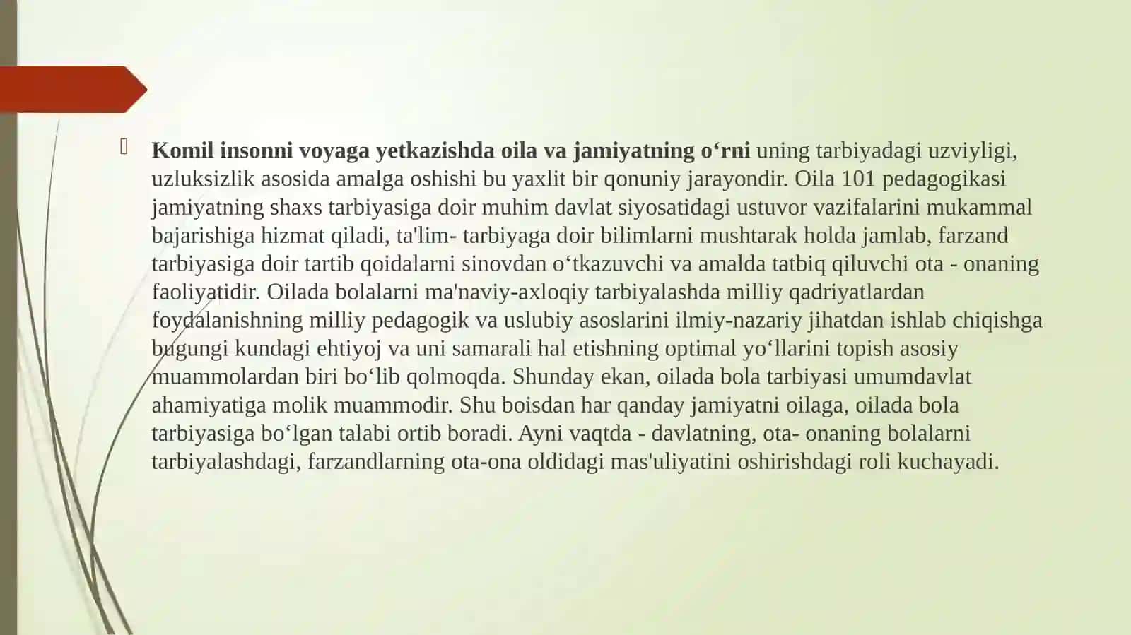 Pedagogning oila bilan olib boradigan ijtimoiy faoliyati 3