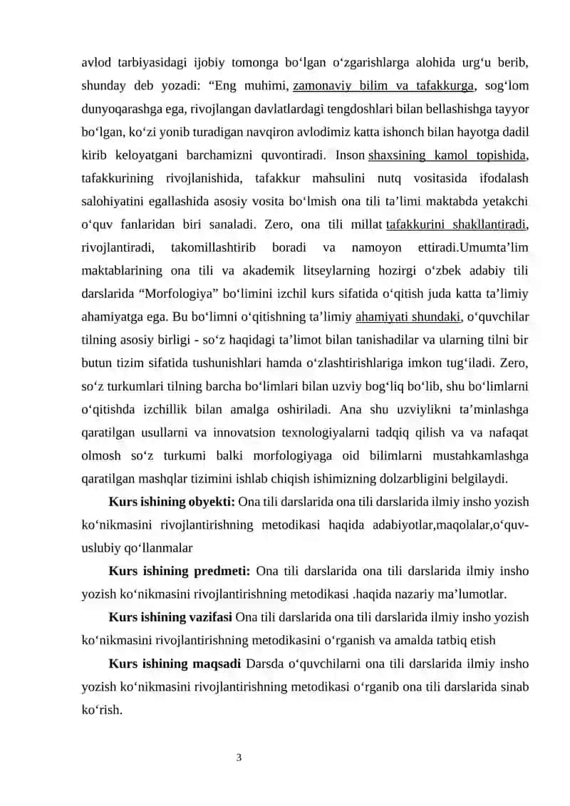 Ona tili darslarida ilmiy insho yozish ko‘nikmasini rivojlantirishning metodikasi 3