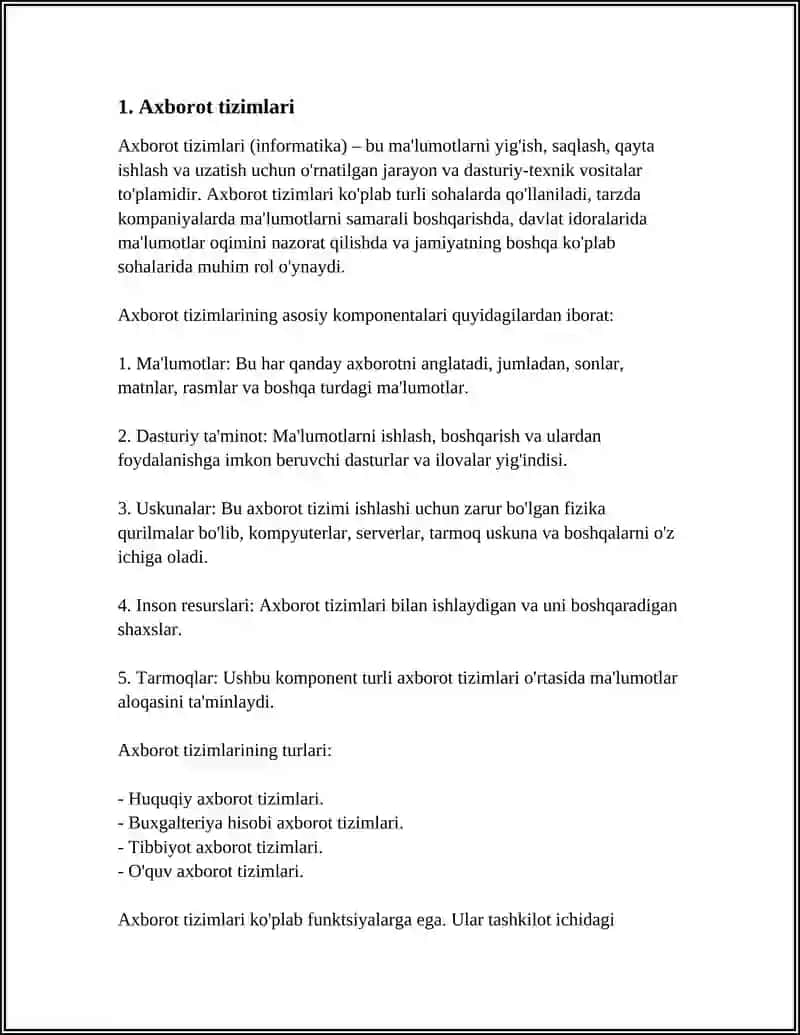 AXBOROT TEXNOLOGIYALARI 3