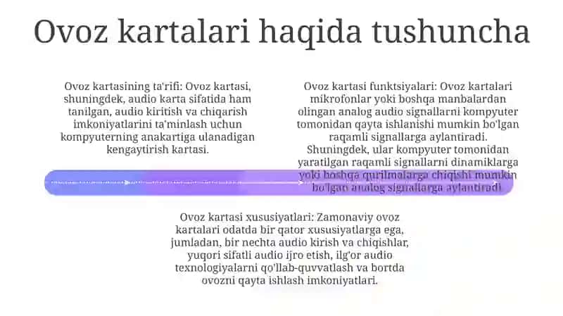 Ovoz Va Tarmoq Kartalari Bilan Tanishish, Ularini O’Rnatish Va Sozlashni O’Rganish 3