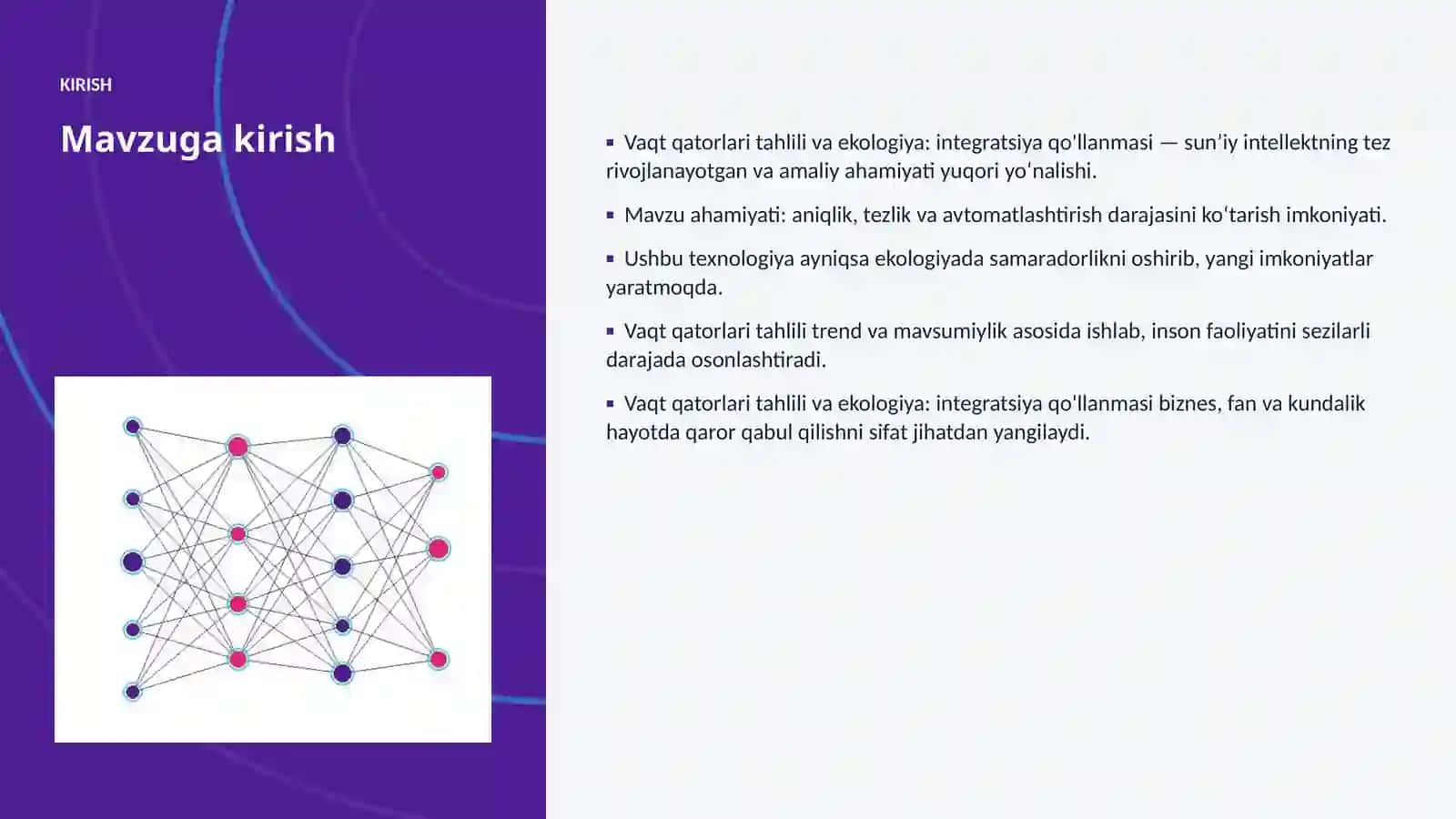 Vaqt qatorlari tahlili va ekologiya: integratsiya qo'llanmasi 3
