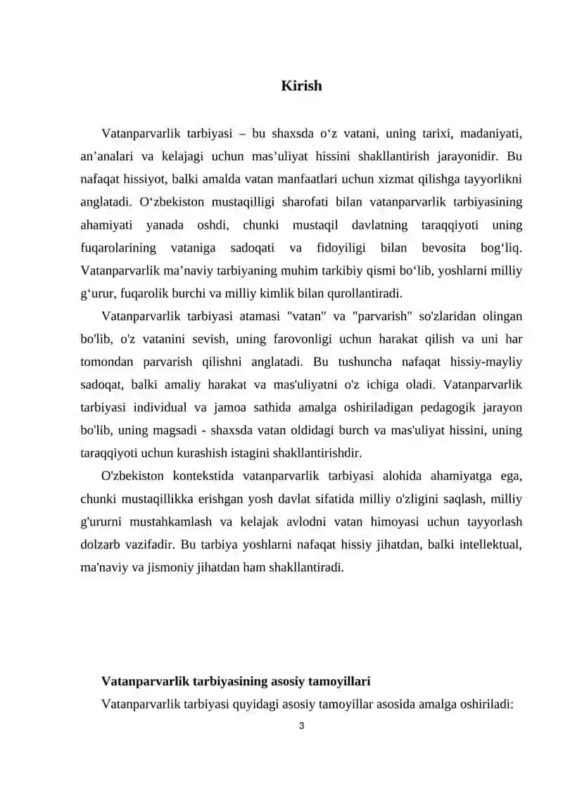 Vatanparvarlik tarbiyasi 3