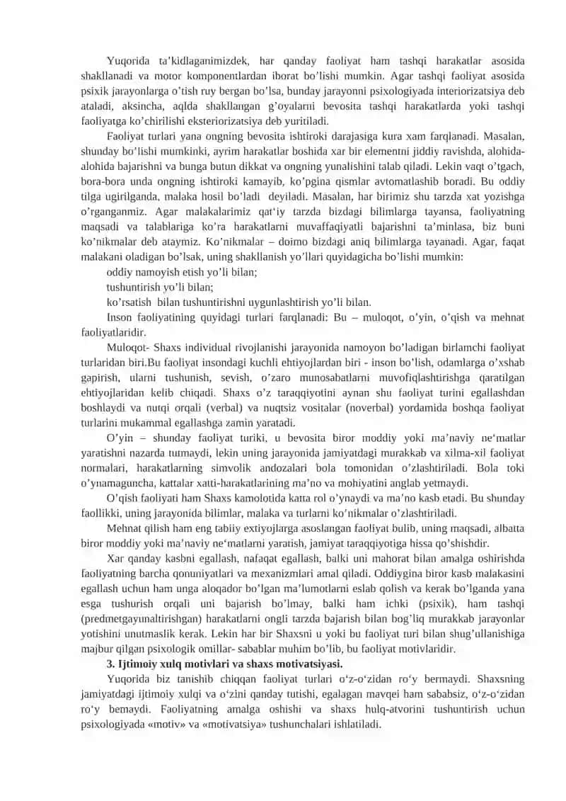 5 - Ma’ruza: Kasbiy motiv va motivasiya, mehnat faoliyati motivlari. 3
