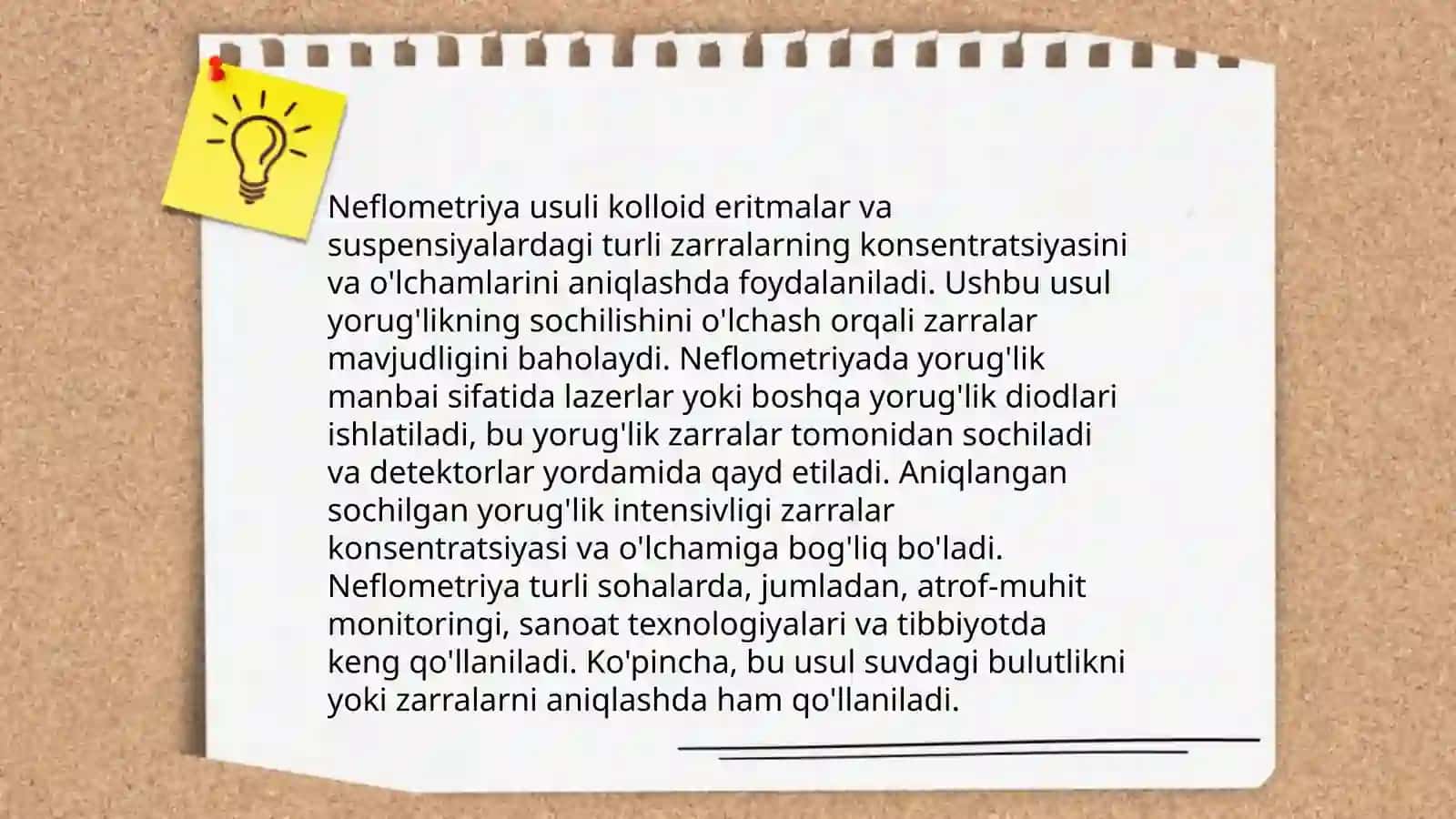 Tahlilni neflometriya va turbidimetriya usullari qòllash 3