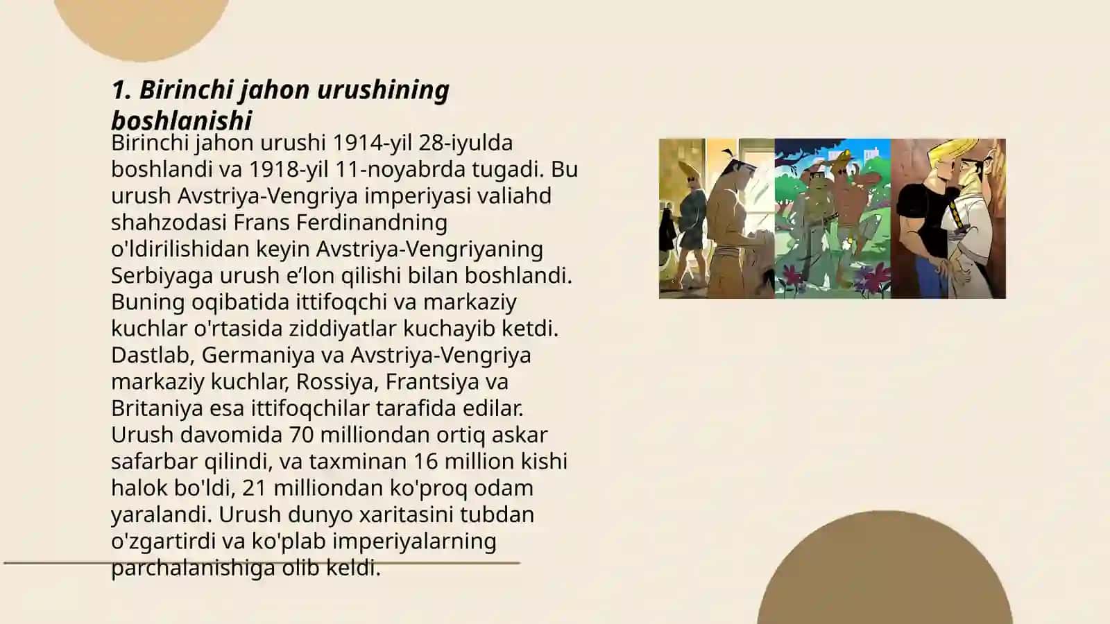 Birinchi jahon urushi va uning natijalari 3