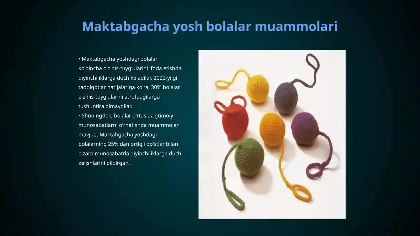 HAR BIR YOSH GURUHIDA YUZ BERADIGAN MUOMMOLARNI TAHLIL QILISH 3