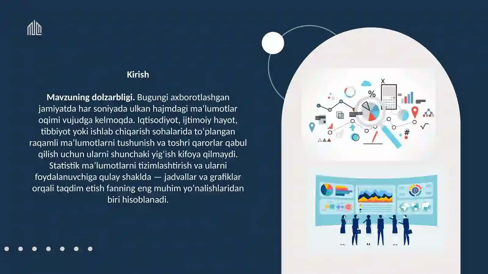 Statistik ma'lumotlarni taqdim etish usullari 3
