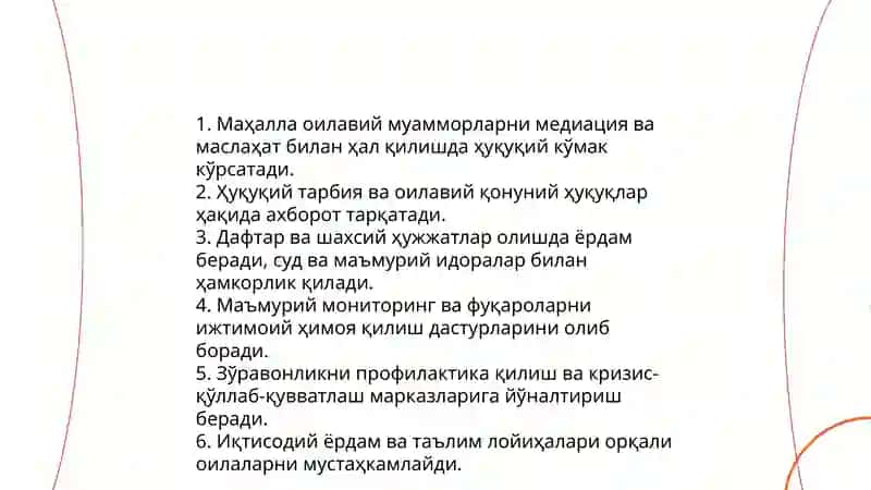 Конституцияда фуқароларнинг ўзини ўзи бошқариш органларининг ҳуқуқий мақоми ва принциплари 3