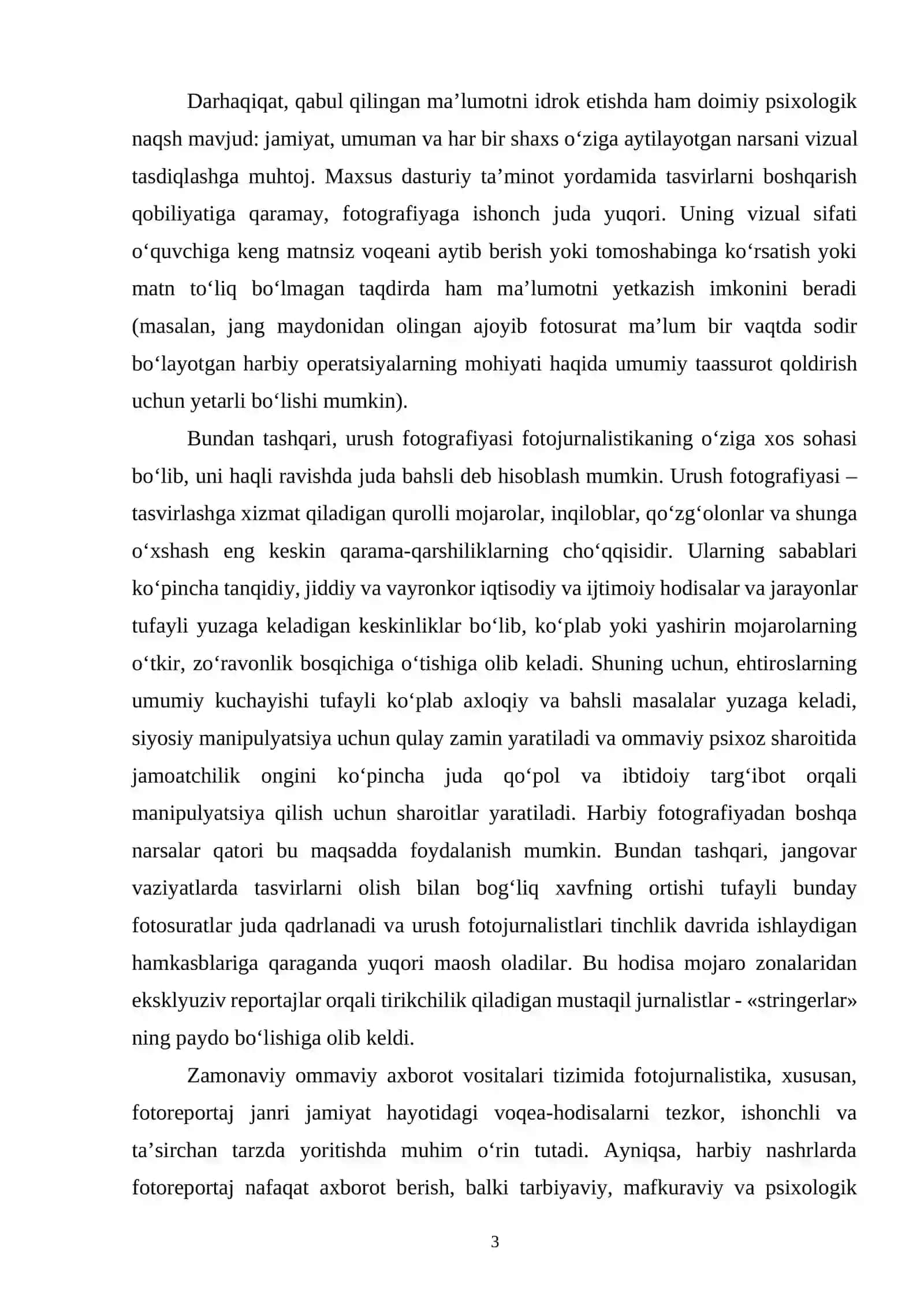 HARBIY NASHRLARDA FOTOREPORTAJNING MUHIM XUSUSIYATLARI 3