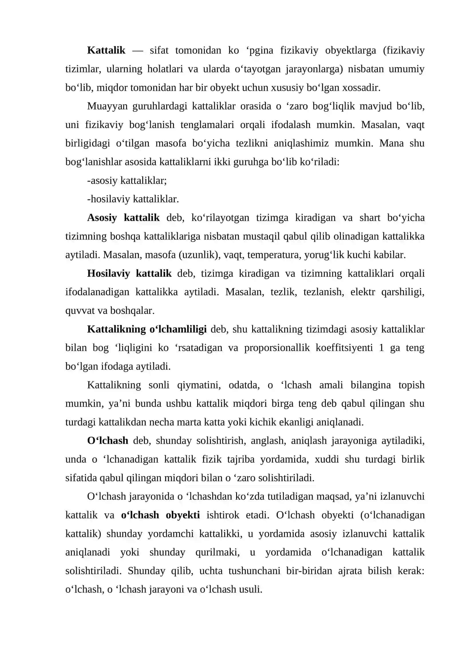 O’lchashlar birliligini taminlash boyicha davlat tizimi 3