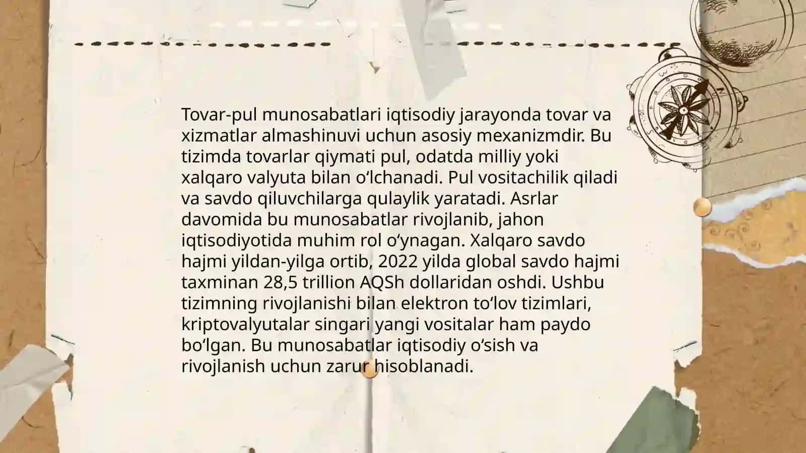 Tovar-pul munosabatlari 3