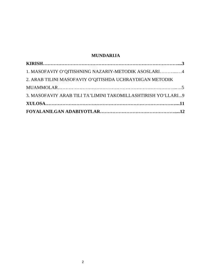 Masofaviy o‘qitishning metodik muammolari 3