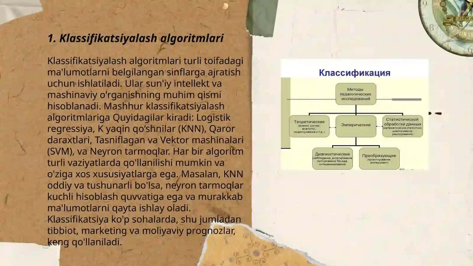 Klassifikatsiyalash metodi 3