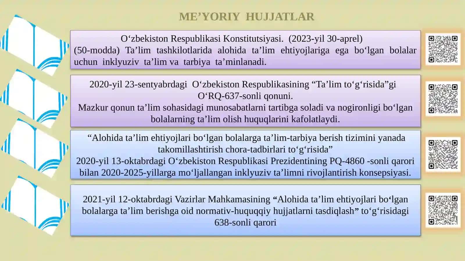 MAKTABDA  ALOHIDA  TA’LIM  EHTIYOJLARI  BO‘LGAN BOLALARGA BOSHQA  O‘QUVCHILAR  O‘RTASIDA  TO‘G‘RI  MUNOSABAT SHAKLLANTIRISH 3