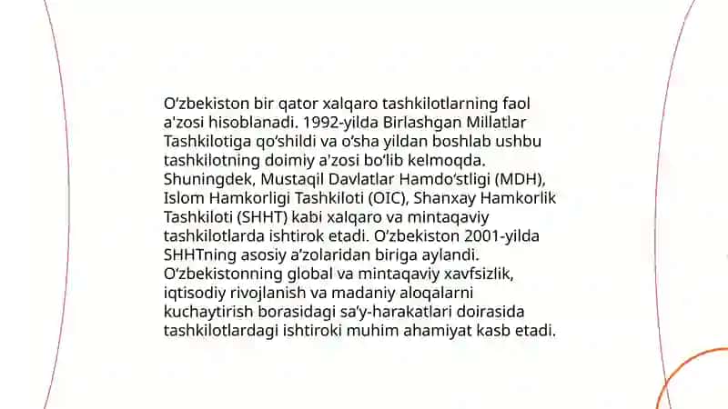 Ozbekiston va jahon hamjamiyati 3