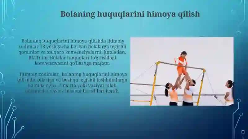 Xavf guruhidagi bolalarga yordam beruvchi ijtimoiy ish xodimining vazifalari 3