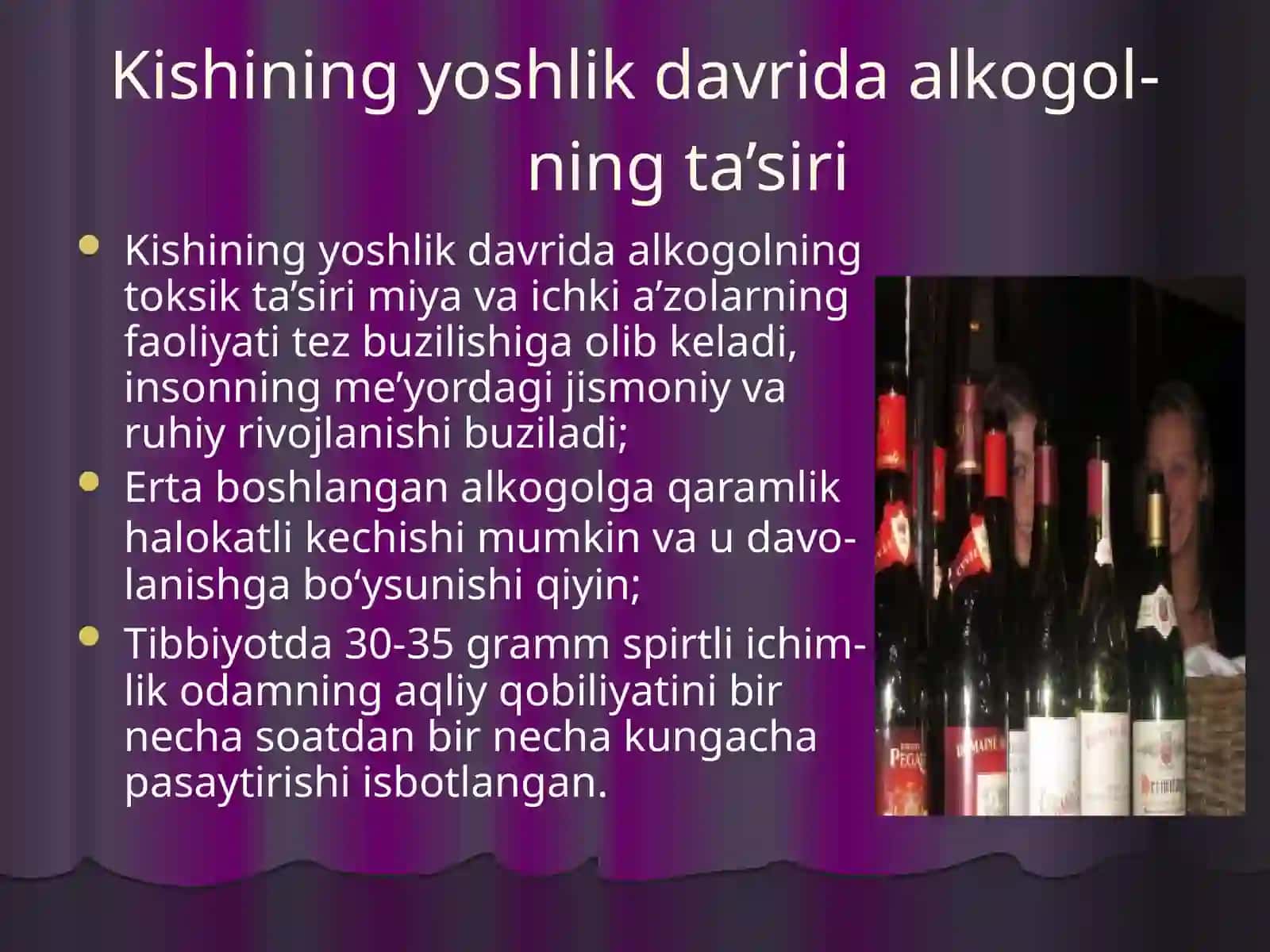 Spirtli ichimliklarni inson organizmiga ta'siri 3