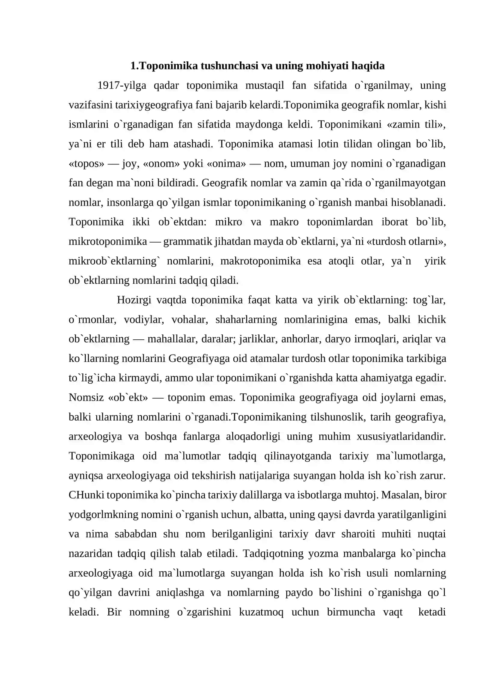 O‘zbekistonda toponomikaga doir tadqiqotlar 3