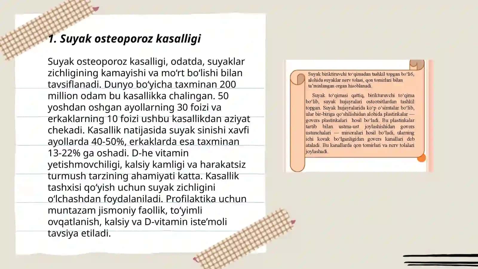 Suyak mushak sistemasi kasalliklari suyak mushak sistemasining metaplaziyasi 3